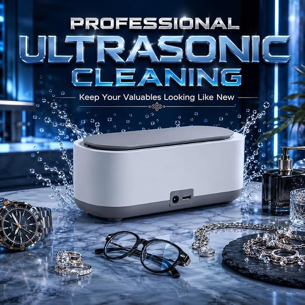Portable Ultrasonic Jewelry Cleaner Machine