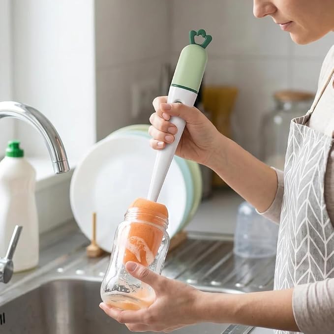 Electric Bottle &amp; Jar Cleaning Brush – Deep Cleaning Scrubber
