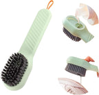 Multifunctional Liquid Shoe Cleaning Brush with Soap Dispenser Pack of 2