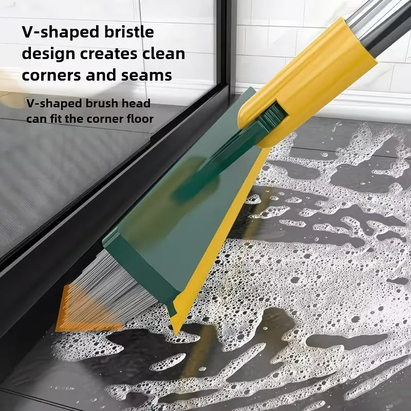✨ 2-in-1 Floor Cleaning Squeegee & Scrubber