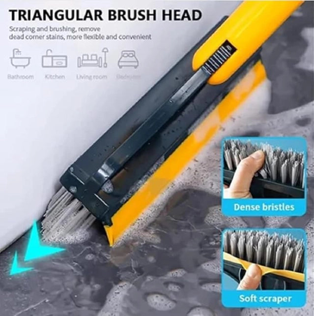 ✨ 2-in-1 Floor Cleaning Squeegee & Scrubber