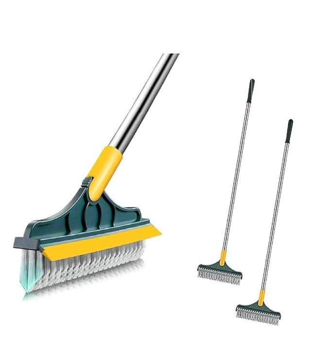 ✨ 2-in-1 Floor Cleaning Squeegee & Scrubber